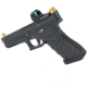 Cross Armory Glow-In-The-Dark Pistol Sights, Gold, Tall, crGSt-gd