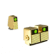 Cross Armory Glow-In-The-Dark Pistol Sights, Gold, Tall, crGSt-gd