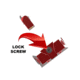 Cross Armory Glow-In-The-Dark Pistol Sights, Red, Standard, crGSs-rd