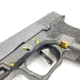 Cross Armory P80 Performance 4 Pin Set, V and C, Gold, CRP80PSGD