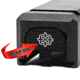 Cross Armory Universal Back Plate, Glock Gen 1-5 P80, Black, crG5BPbk