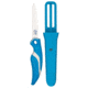 Cuda 3in Titanium Bonded Net Knive With Sheath, German 4116 Corrosion-Resistant Stainless Steel Blade, Non-Slip Cuda Scale Pattern Grip, 18099