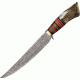 Damascus Crown Bowie Fixed Knife DM1059