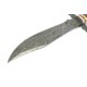 Damascus Crown Stag Hunter Fixed Knife DM1042
