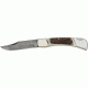 Damascus Lockback Fold Knife, Steel Clip Blade, Stag Handles with nickel silver bolsters DM1020