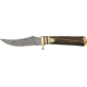 Damascus Slim Blade Skinner Fixed Knife DM1048