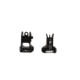 Daniel Defense A1.5 Top Mounted Fixed Front and Rear Sight, Black, 19-088-09116