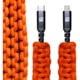 Dark Energy Lightning to C Paracord Cable, Hi-Vis Orange, IND-LCC03HIVIS