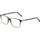 Davidoff 91054 Single Vision Prescription Eyeglasses, Brown Havana Green Frame, 91054-4149SV