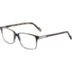 Davidoff 91054 Single Vision Prescription Eyeglasses, Brown Havana Grey Frame, 91054-6970SV