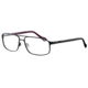 Davidoff 95100 Single Vision Prescription Eyeglasses - Black Frame and Clear Lens 95100-565SV
