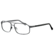 Davidoff 95100 Single Vision Prescription Eyeglasses - Grey Frame and Clear Lens 95100-567SV