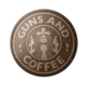 DDT Rubber Morale Patch, Guns N Coffee, Black/Grey DDT50156
