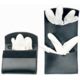 DeSantis Double Latex Glove Pouch, Holds several pair of gloves, Ambidextrous, Plain, Black, U58BJZZZ4