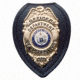 DeSantis Black - Plain - Teardrop Badge Holder U29BJZZZ0