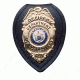 DeSantis Black - Plain - Teardrop Badge Holder U29BJZZZ0
