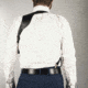 DeSantis C.E.O. Shoulder Rig Leather Holsters, Glock 20, 21, 21SF, 29, 30, 37, 38, 39, Left Hand, Plain, Black, 11ZBBE8Z0