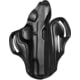 DeSantis Cocked &amp; Locked Thumb Break Scabbard Leather Belt Holster, Springfield Armory Prodigy w/ or w/out Red Dot, 4.25in, Left Hand, Black, 1CLBB7WZ0