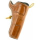 DeSantis Doc Holliday Cross Draw Leather Belt Holster, Colt SAA 3 1/2in, Ruger Vaquero 3 1/2in, Right Hand, Lined, Tan, 083TC53Z0