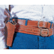 DeSantis Doc Holliday Leather Belt Holster, Colt SAA 4 3/4in, Ruger Vaquero 4 5/8in, Left Hand, Lined, Tan, 081TD54Z0