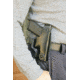 DeSantis Dual Carry II Leather IWB Holster, Springfield XDS 3.3in, Left Hand, Plain, Black, 033BBY1Z0