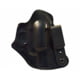 DeSantis Flex-Tuk Leather IWB Holster, S&amp;W J Frame, M&amp;P 340, 360 2in, Taurus 85, 85CH 2in, Left Hand, Plain, Black, 113BB02Z0
