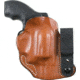 DeSantis Flex-Tuk Leather IWB Holster, S&amp;W J Frame, M&amp;P 340, 360 2in, Taurus 85, 85CH 2in, Left Hand, Plain, Tan, 113TB02Z0