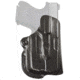 DeSantis Mini Scabbard Leather Belt Holsters - Smith &amp; Wesson, S&amp;W J Frame 2in-2 1/4in, Taurus 85 2in, Left Hand, Plain, Black, 019BB02Z0