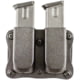 DeSantis Quantico Double Mag Pouch Belt Holster, Glock 43, Ambidextrous, Kydex, Black, A87KJYYZ0