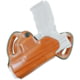 DeSantis Small of Back Leather Belt Holster, Colt Government Model 45cal, 1911, Para P10-P14, Kimber 1911 3in-5in, S&W 1911, Springfield 1911-A1 5in, Right Hand, Plain, Tan, 067TA21Z0