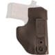 DeSantis Sof-Tuck 2.0 IWB Leather Holster, Kimber Solo 9mm/Sig Sauer P938/Kimber Micro 9/Kimber EVO SP, Left Hand, Plain, Black, 179BBX3Z0