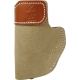 DeSantis Sof-Tuck Suede IWB Holster, Kahr K9, K40, P9, P40, MK9, Kahr MK40, PM9, PM40, Keltec P11, P40, PF9, Glock 43, 43X, Right Hand, Plain, Natural, 106NAD6Z0