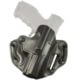 DeSantis Speed Scabbard Leather OWB Belt Holsters - Glock, Glock 17, 22, 31, Right Hand, Plain, Black, 002BAB2Z0