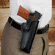 DeSantis The Woodsman Leather OWB Holsters, Colt Cadet, S&W 22, 41, Browning Buckmark, SIG Trailside, Hamerly 4in-5 1/2in, Ruger 22, MARK IV 22/45, Right Hand, Plain, Black, 097BALAZ0