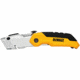 DeWALT Folding Retractable Utility Knife, Yellow/Black DWHT10035