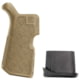 Die Free Co Kung Fu Grip, Fits AR-15/AR-10, with Grip Plug, FDE