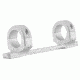 DNZ Products Game Reaper Scope Mount - Remington 700 Short Action, High Ring, 0 MOA, 1 in Tube, Silver, 17700