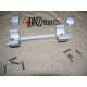 DNZ Products Game Reaper Scope Mount - Remington 700 Long Action, Medium Ring, 0 MOA, Hand, 1 in Tube, Silver, 18700TS