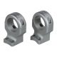 DNZ Products Hunt Masters Two Piece Mounts - Browning X-Bolt, High Ring, 1 in Tube, 4 Screws, Silver, XB1TH2S
