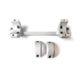 DNZ Products Game Reaper Scope Mount - Browning X Bolt Long Action, Low Ring, 30 mm Tube, Silver, 95500s