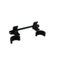 DNZ Products Game Reaper Scope Mount - Remington 700 Long Action Tactical, High Ring, 20 MOA, 30 mm Tube, Black Matte, 32702T