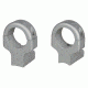 DNZ Products Hunt Masters Two Piece Mounts - Howa/Mossberg/Remington 700, High Ring, 1 in Tube, 2 Screws, Silver, 701H2S