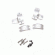DNZ Products Hunt Masters Two Piece Mounts - Howa/Mossberg/Remington 700, Medium Ring, 1 in Tube, 2 Screws, Silver, 701M2S