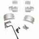 DNZ Products Hunt Masters Two Piece Mounts - Savage Flatback 2003 And Older, High Ring, 30 mm Tube, 4 Screws, Silver, 2SF3THS