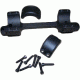 DNZ Products Game Reaper Scope Mount - Remington 700 Short Action Tactical, Medium Ring, 20 MOA, 1 in Tube, Black Matte, 20702T