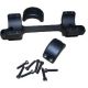 DNZ Products Game Reaper Scope Mount - Remington 700 Short Action Tactical, High Ring, 0 MOA, 1 in Tube, Black Matte, 16700T
