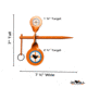 Do All Outdoors Double Tree Spinner, Orange, 0.177, TSPGD