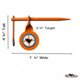 Do All Outdoors Single Tree Spinner, Orange, 0.177, TSPGS