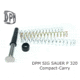 DPM Recoil Rod Reducer System for Sig Sauer P320 Compact and Carry, 9mm, 357Sig, 40SW, .45ACP, MS-SI/15