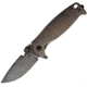 DPx Gear HEST-F Framelock Folding Knife, Bronze, Bronze textured titanium handle, DPHSF015